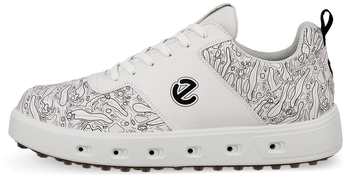 ECCO Street 720 Golf Shoes - White/Black -