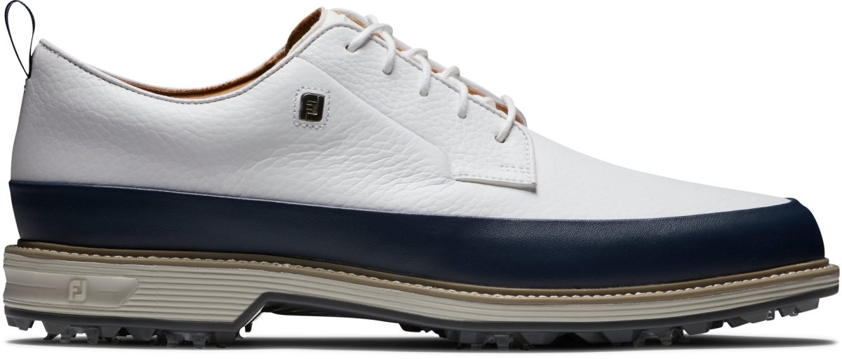 FootJoy Dryjoys Premiere Series Field LX Golf Shoes - White/Navy - 12 - M