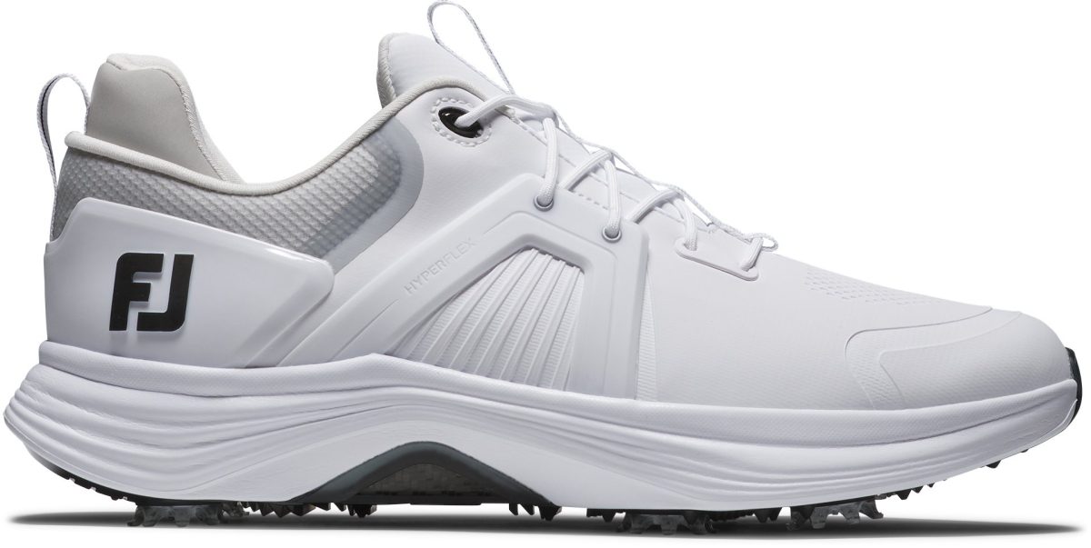 FootJoy HyperFlex Carbon Golf Shoes 2025 - White/Grey - 11 - W
