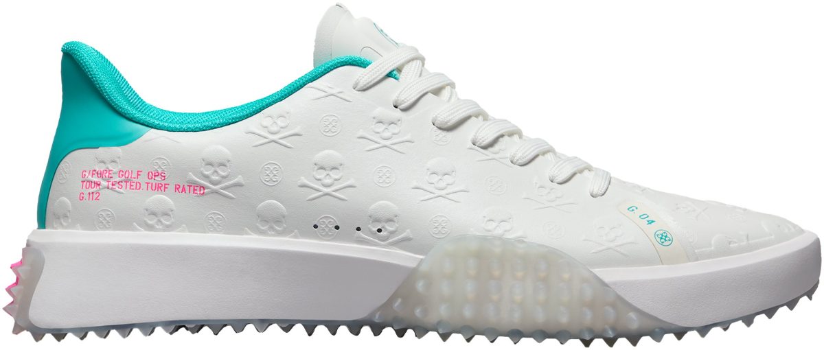 G/FORE G.112 Embossed Skull & Tees Golf Shoes - Snow/Siren - 12 - MEDIUM
