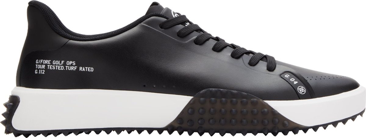G/FORE G.112 PU Leather Golf Shoes - Onyx - 8 - MEDIUM