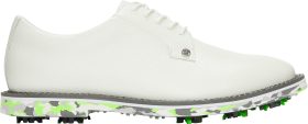 G/FORE G/LOCK Gallivanter Pebble Leather Camo Golf Shoes - Snow/Gecko - 7.5 - MEDIUM