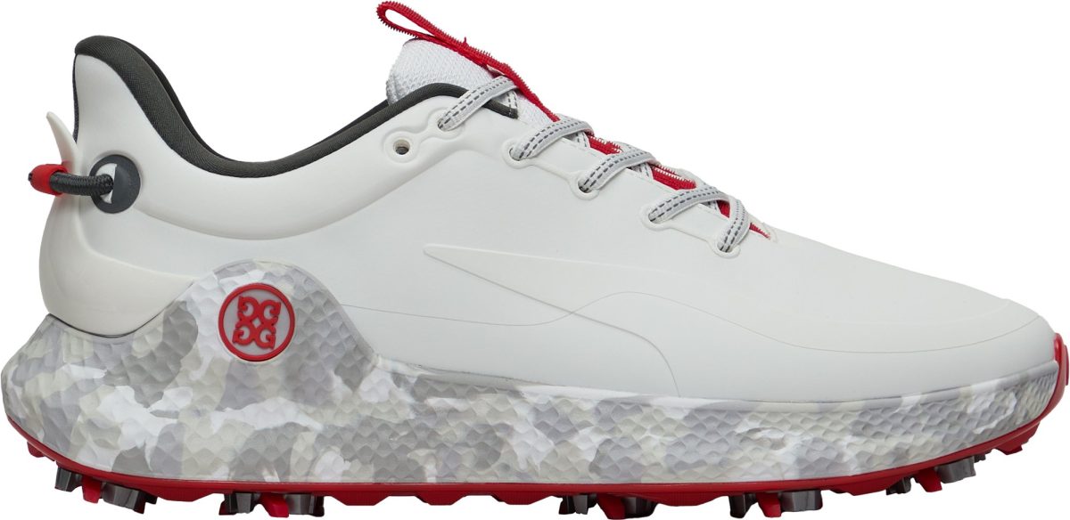 G/FORE MG4+ O2 G/LOCK Camo Midsole Golf Shoes - Snow/Charcoal - 10 - MEDIUM