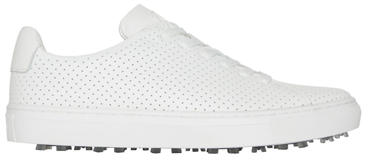 G/FORE Womens Durf Perforated Leather Golf Shoes - Snow - 11 - MEDIUM