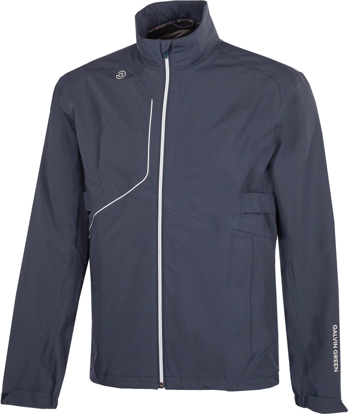 Galvin Green Ames Men's Golf Rain Jacket - Blue, Size: XXXL
