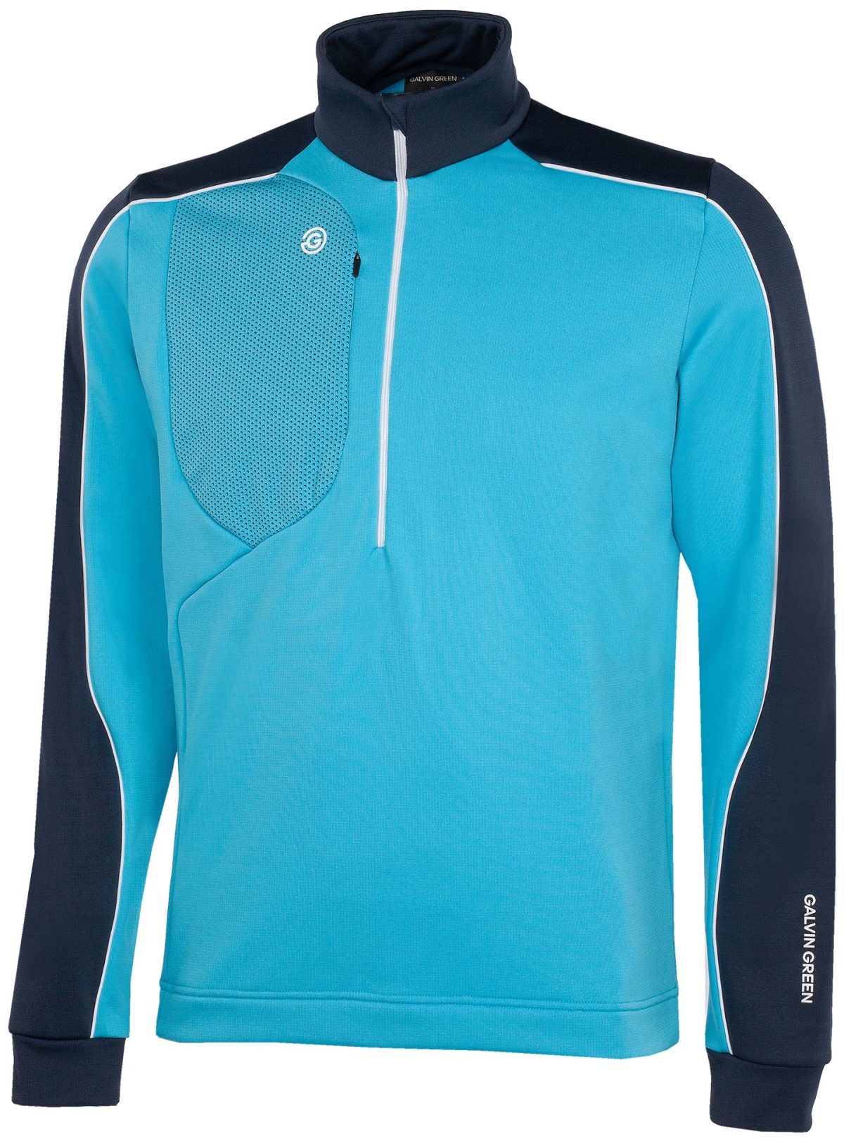 Galvin Green Dave Insulating Midlayer Men's Golf Pullover - Blue, Size: XXL