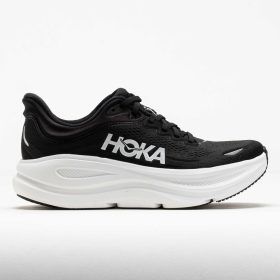 HOKA Bondi 9 Men's Running Shoes Black/White Size 15 Width 4E - Extra Wide