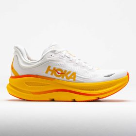HOKA Bondi 9 Men's Running Shoes Frost/Sunflower Size 13 Width D - Medium