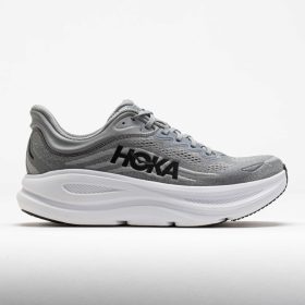 HOKA Bondi 9 Men's Running Shoes Galactic Grey/Stellar Grey Size 8.5 Width 4E - Extra Wide