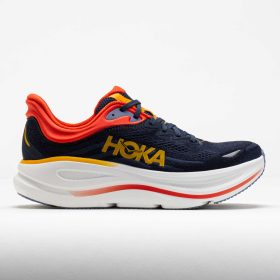HOKA Bondi 9 Men's Running Shoes Varsity Navy/Nautical Blue Size 9.5 Width D - Medium