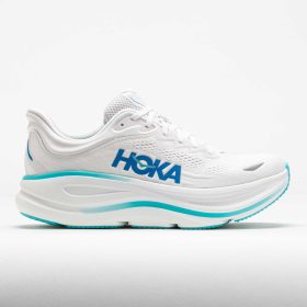 HOKA Bondi 9 Men's Running Shoes White/HOKA Blue Size 9.5 Width D - Medium