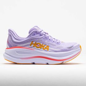 HOKA Bondi 9 Women's Running Shoes Aster Flower/Starlight Glow Size 10.5 Width B - Medium