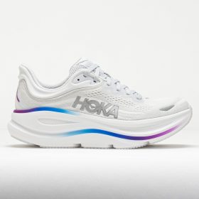 HOKA Bondi 9 Women's Running Shoes Cosmic Grey/White Size 6 Width B - Medium