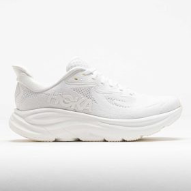 HOKA Clifton 10 Men's Running Shoes White/White Size 9.5 Width D - Medium