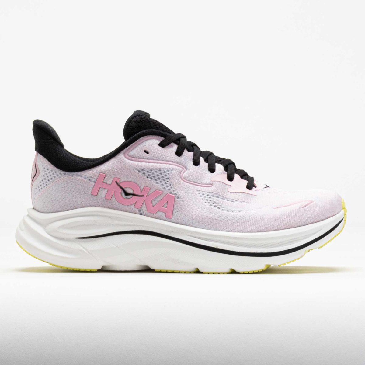 HOKA Clifton 10 Women's Running Shoes Carnation/Starlight Glow Size 10 Width D - Wide