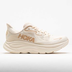 HOKA Clifton 10 Women's Running Shoes Vanilla/Birch Size 6.5 Width B - Medium