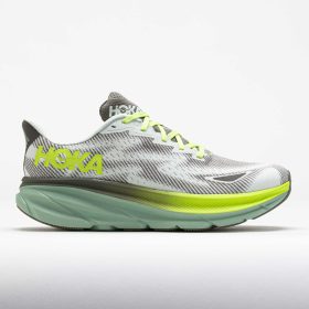 HOKA Clifton 9 GTX Men's Running Shoes Slate/Aloe Vera Size 10.5 Width D - Medium