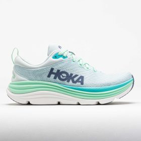 HOKA Gaviota 5 Women's Running Shoes Snow Melt/Cielo Blue Size 11 Width B - Medium