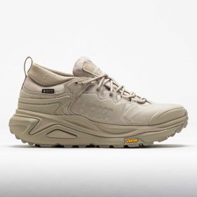 HOKA Kaha 3 Low GTX Women's Hiking Shoes Raw Linen/Oat Milk Size 7 Width B - Medium
