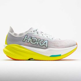 HOKA Mach X 2 Men's Running Shoes Frost/Citrus Size 11.5 Width D - Medium