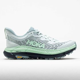 HOKA Mafate Speed 4 Women's Trail Running Shoes Droplet/Mint Fluorite Size 9.5 Width B - Medium