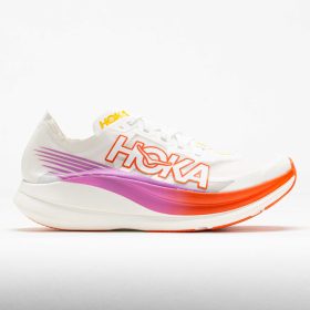 HOKA Rocket X 2 Unisex Frost/Lava Running Shoes Size Men's 9 / Women's 10 Width Medium