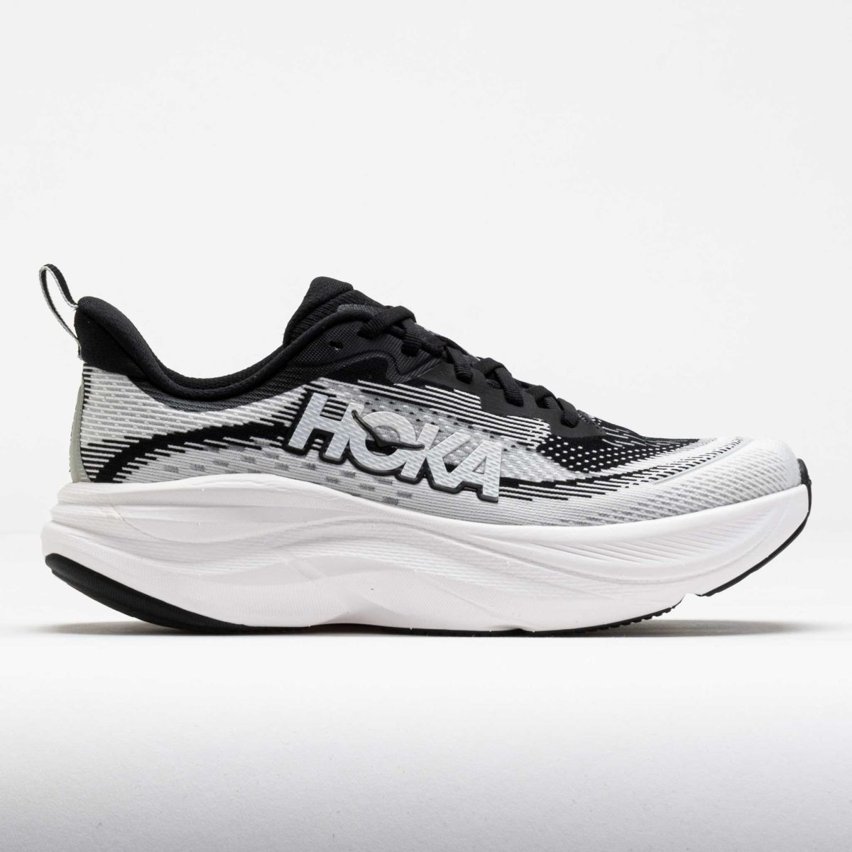 HOKA Skyflow Women's Running Shoes Black/White Size 8.5 Width B - Medium