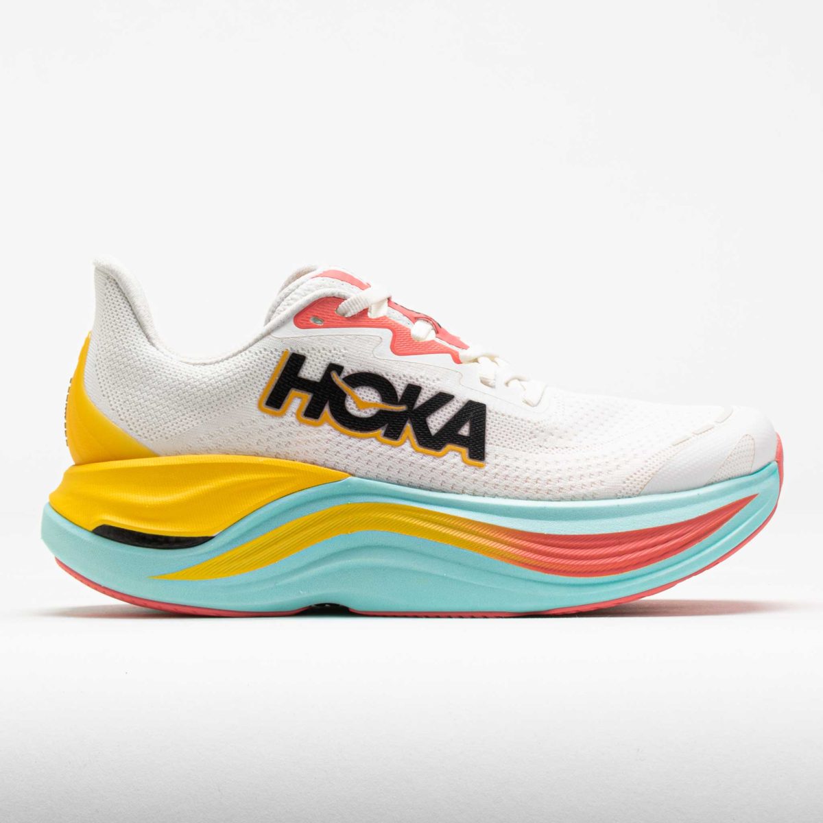 HOKA Skyward X Women's Running Shoes Blanc de Blanc/Swim Day Size 9.5 Width B - Medium