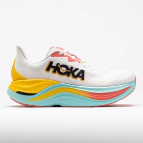 HOKA Skyward X Women's Running Shoes Blanc de Blanc/Swim Day Size 9.5 Width B - Medium