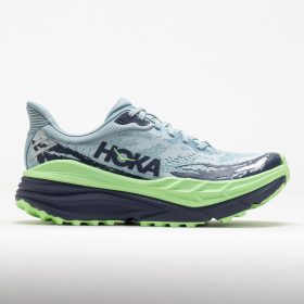 HOKA Stinson 7 Men's Trail Running Shoes Druzy/Anchor Size 9 Width D - Medium