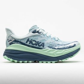 HOKA Stinson 7 Women's Trail Running Shoes Droplet/Thunder Cloud Size 8.5 Width B - Medium