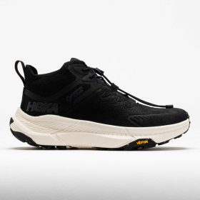 HOKA Transport Chukka GTX Women's Hiking Shoes Black/Alabaster Size 7.5 Width B - Medium