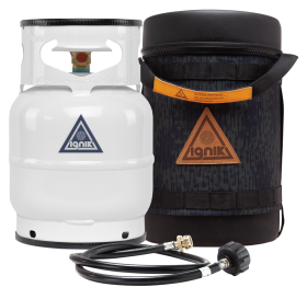 Ignik Gas Growler Deluxe Refillable Propane Tank Kit with Adaptor - Arctic Camo