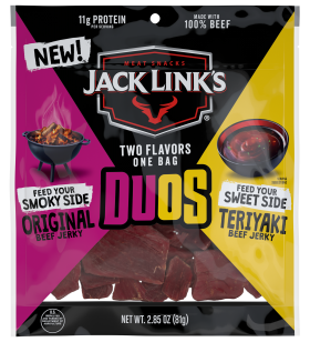 Jack Link's Original and Teriyaki Duos Beef Jerky