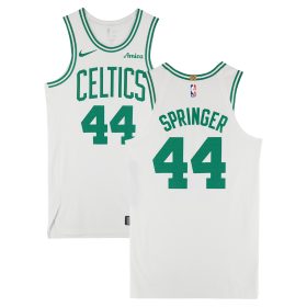 Jaden Springer Boston Celtics Game-Used #44 White Nike Jersey vs. Los Angeles Clippers on January 22, 2025 - Size 46+4