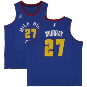 Jamal Murray Denver Nuggets Autographed Jordan Branded 2021 Blue Statement Swingman Jersey