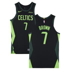 Jaylen Brown Boston Celtics Game-Used #7 Black City Edition Jersey vs. Philadelphia 76ers on February 2, 2025 - Size 46+4