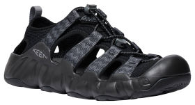 KEEN Hyperport H2 Sandals for Men - Black/Steel Grey - 10M