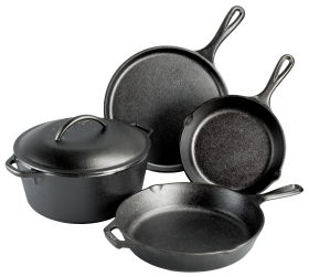 Lodge Logic 5-Piece Cast Iron Cookware Set