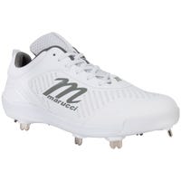 Marucci CFT Men's Low Metal Baseball Cleats in White Size 11.0