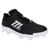 Marucci CFT Men's Low Molded Baseball Cleats in Black/White Size 9.0