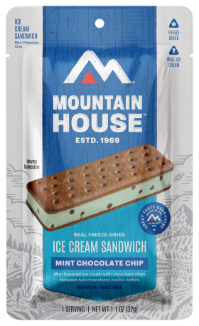 Mountain House Mint Chocolate Chip Ice Cream Sandwich