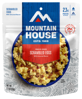 Mountain House Scrambled Eggs with Bacon Pouch