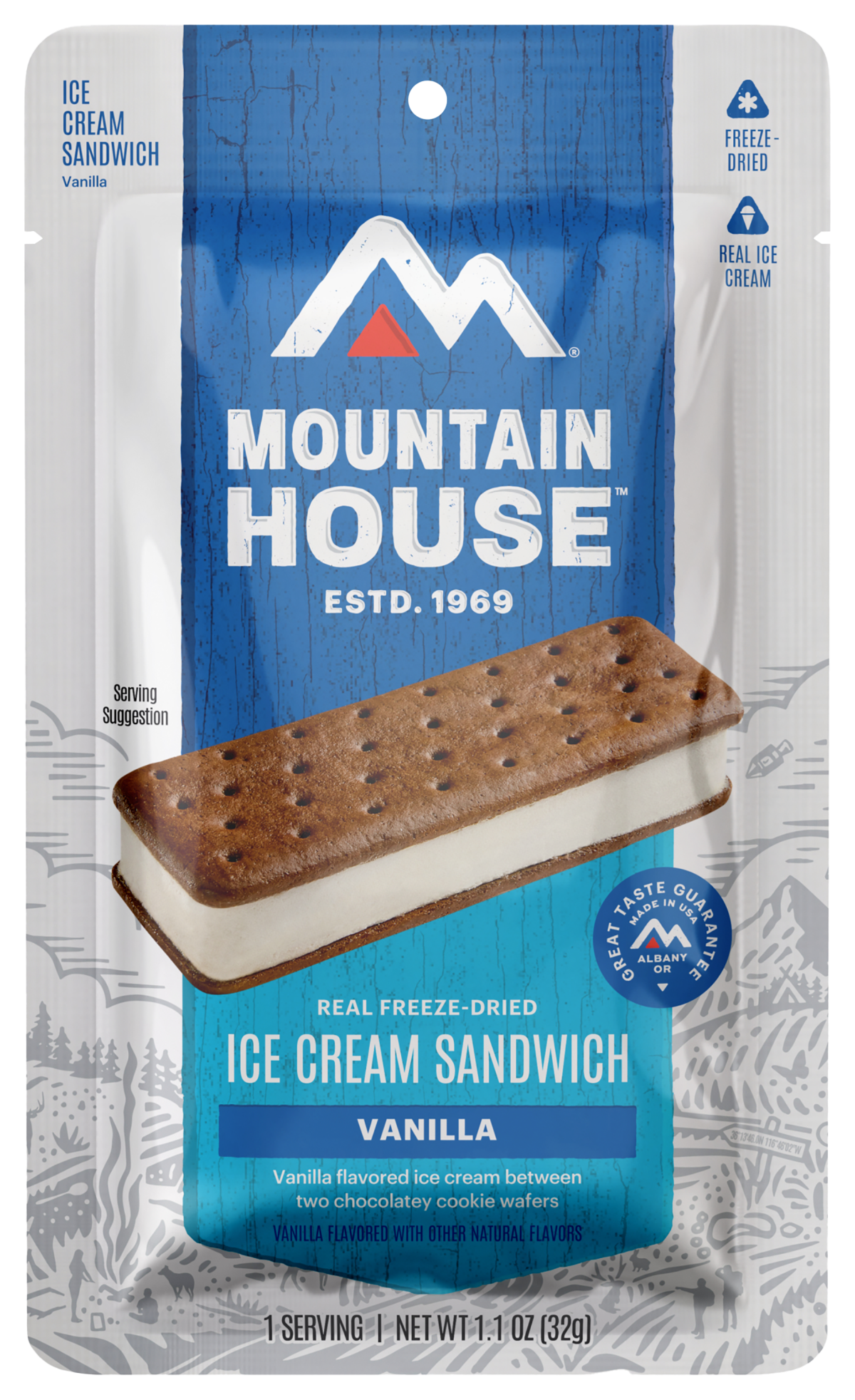 Mountain House Vanilla Ice Cream Sandwich
