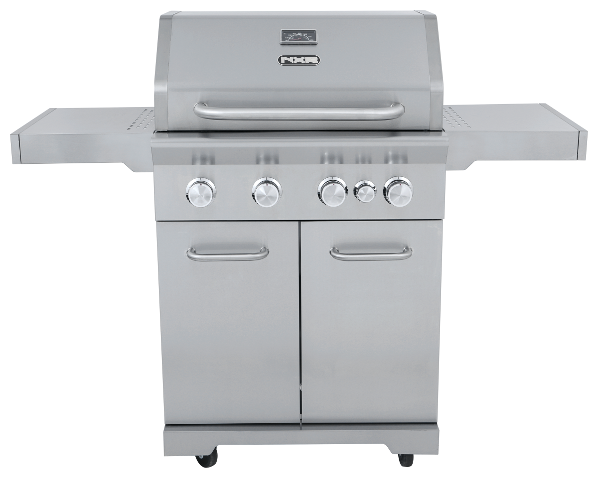 NXR Stainless Steel 5-Burner Propane Grill with Sear Zone