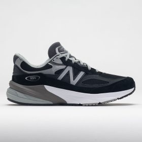 New Balance 990v6 Women's Running Shoes Black/White Size 8.5 Width D - Wide