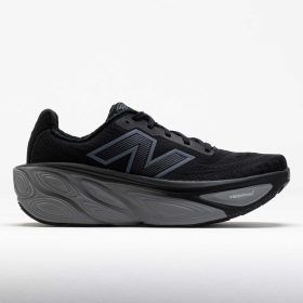 New Balance Fresh Foam X More v5 Men's Running Shoes Black/Linen/Silver Metallic Size 11.5 Width D - Medium