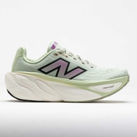 New Balance Fresh Foam X More v5 Women's Running Shoes Natural Mint/Purple/Black Size 9.5 Width B - Medium