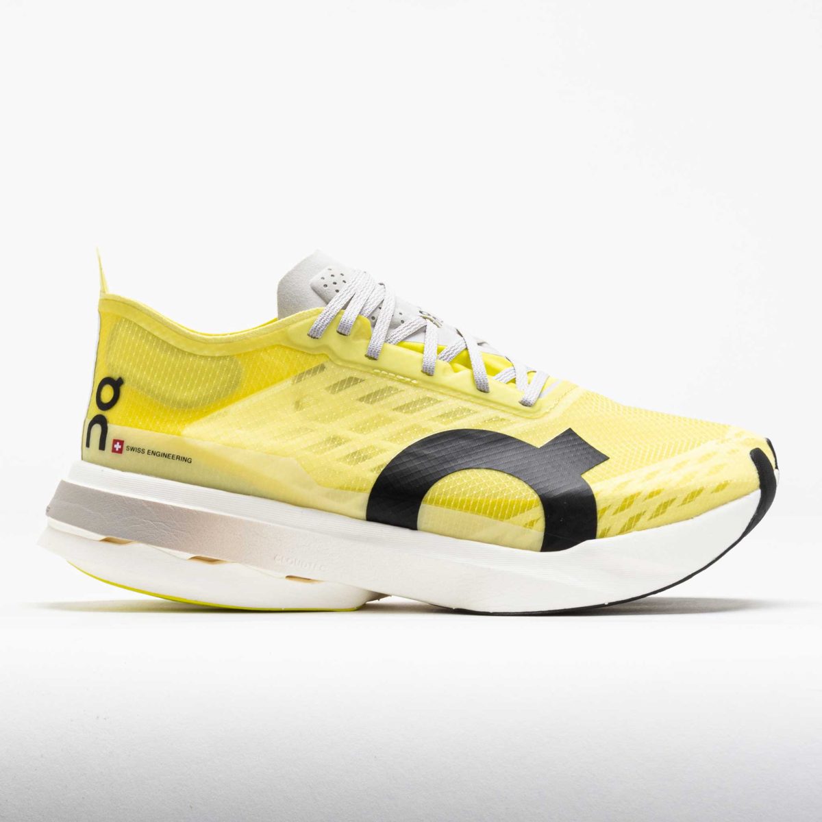 On Cloudboom Strike Men's Running Shoes Limelight/Wolf Size 11 Width D - Medium