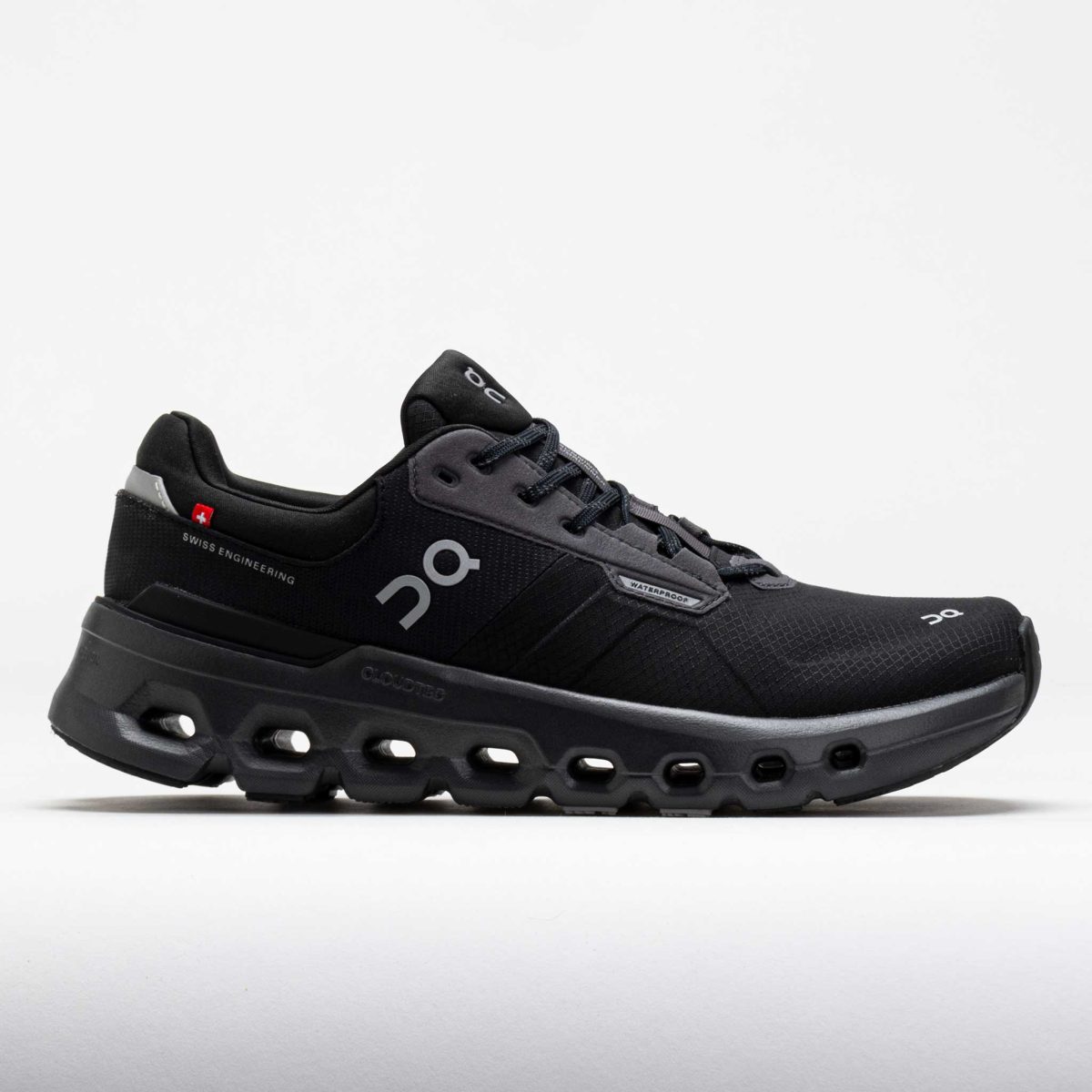 On Cloudrunner 2 Waterproof Men's Running Shoes Magnet/ Black Size 11 Width D - Medium